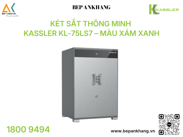 Két sắt thông minh Kassler KL-75LS7 – Màu xám xanh